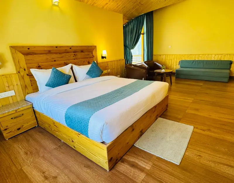Extravagance Room with king bed used for honeymoon stays