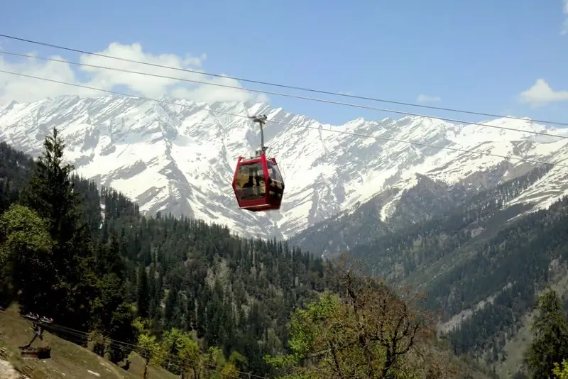 Gondola Ride in Solang Valley, Manali